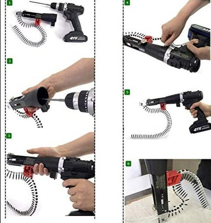 Dispensador Automático De Tornillos Adaptador Para Taladro